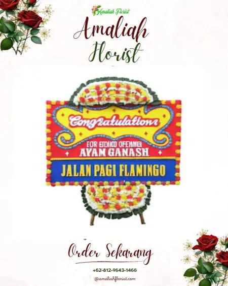 Sewa Papan Bunga Jojog